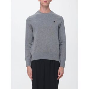 Ami Paris Men Crewneck Wool Jumper Ami Paris With Ami De Coeur Logo Embroidery